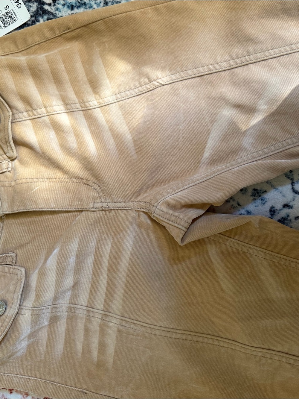 Forever 21 Women's Tan Pants - Classic Straight Fit - Picture 2 of 6